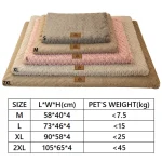 3D Foam Pet Bed With Removable Washable Faux Fur Cover Orthopedic Waterproof Dog Bed For Crate Anti-Slip Bottom Dog Bed 5