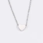 K Gold Plated Heart Necklace |Silver Plated Necklace Cute Dainty Love Pendant Necklaces for Women Gift for Girls Gift for Women 6
