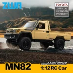 MN82 4WD RC Off-road Vehicle 1/12 LC79 Pickup Climbing Car with LED Lights Full Size Simulation RC Climbing Car Boy Toy Car 2