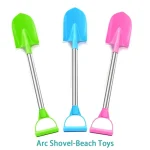 Stainless Steel Children Beach Shovel Pointed Sand Snow Shovel Thickened Outdoor Toy for Kids Play House Gift 6