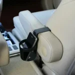 Car Headrest Phone Cup Holder 2 in 1 Universal Mount for iPhone Samsung All Phones Drinks Bottle Stand for Backseat Passenger 4