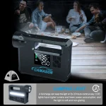 5 in 1 Car Jump Starter with air Compressor Portable Flashlight Starting Device Power Bank Battery Automotive Booster start 4