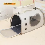 Portable Pet Carrier Bag for Small Dogs Cats Outdoor Foldable Cat Bag Breathable Cat Shoulder Bag Kitten Carrying Bag 2