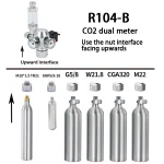 2024 DIY Aquarium CO2 Regulator Electromagnetic Valve Bubble Counter CO2 Control System Fish Tank CO2 Pressure Reducing Valve 6