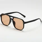 Vintage Men Women Big Sunglasses Men Square Shades Brand Designer Unisex Sun Glasses Black Lense Male Female Sunglasses UV400 5