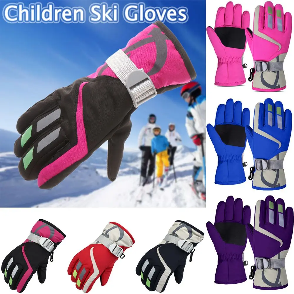 Winter Waterproof Warm Kids Boys Girls Gloves Ski Children Mittens Snow Outdoor Winter Waterproof Warm Kids Boys Girls Gloves Ski Children Mittens Snow Outdoor