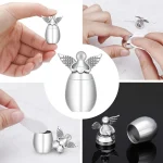 Mini Angel Wings Commemorative Pet Urn Ash Jar Dog Commemorative and Funeral Supplies 2