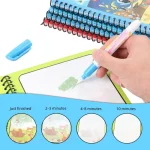 Drawing Coloring Books for Kids Magic Water Book with Pen 2 To 4 Years Old Children Learning  Education Toy Baby Montessori Toys 4