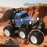 Q222 Q223 1:64 Mini RC Truck with Trailer Monster-Regulating Alloy All Terrain Remote Control Model Cars Toys for Kids Gift 6