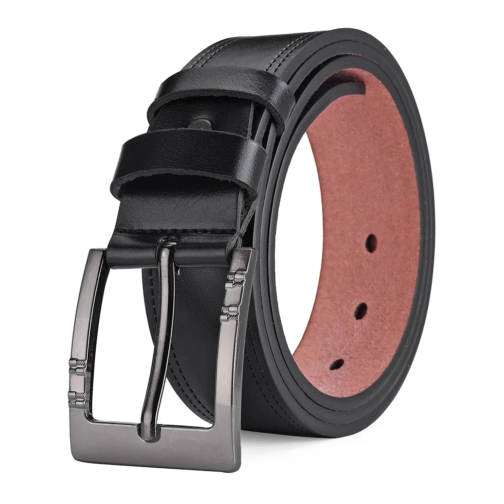 Genuine Leather For Men's High Quality Buckle Jeans Cowskin Casual Belts Business Cowboy Waistband Male Fashion Designer 2024New Genuine Leather For Men's High Quality Buckle Jeans Cowskin Casual Belts Business Cowboy Waistband Male Fashion Designer 2024New