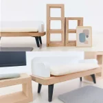 Nordic style villa, dollhouse, children's play, mini simulation furniture, bedroom, kitchen, wooden toys, boys and girls 2