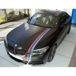 Car Sticker Color Stripe Rally Side Hood Racing Vinyl Decal Sticker Film Decor Car Accessories Three color national flag sticker 2