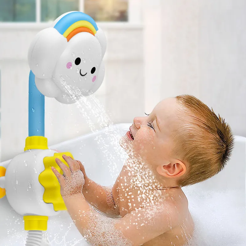 New Bath Toys for Baby Water Game Clouds Model Faucet Shower Water Spray Toy For Children Squirting Sprinkler Bathroom Kids Gift New Bath Toys for Baby Water Game Clouds Model Faucet Shower Water Spray Toy For Children Squirting Sprinkler Bathroom Kids Gift