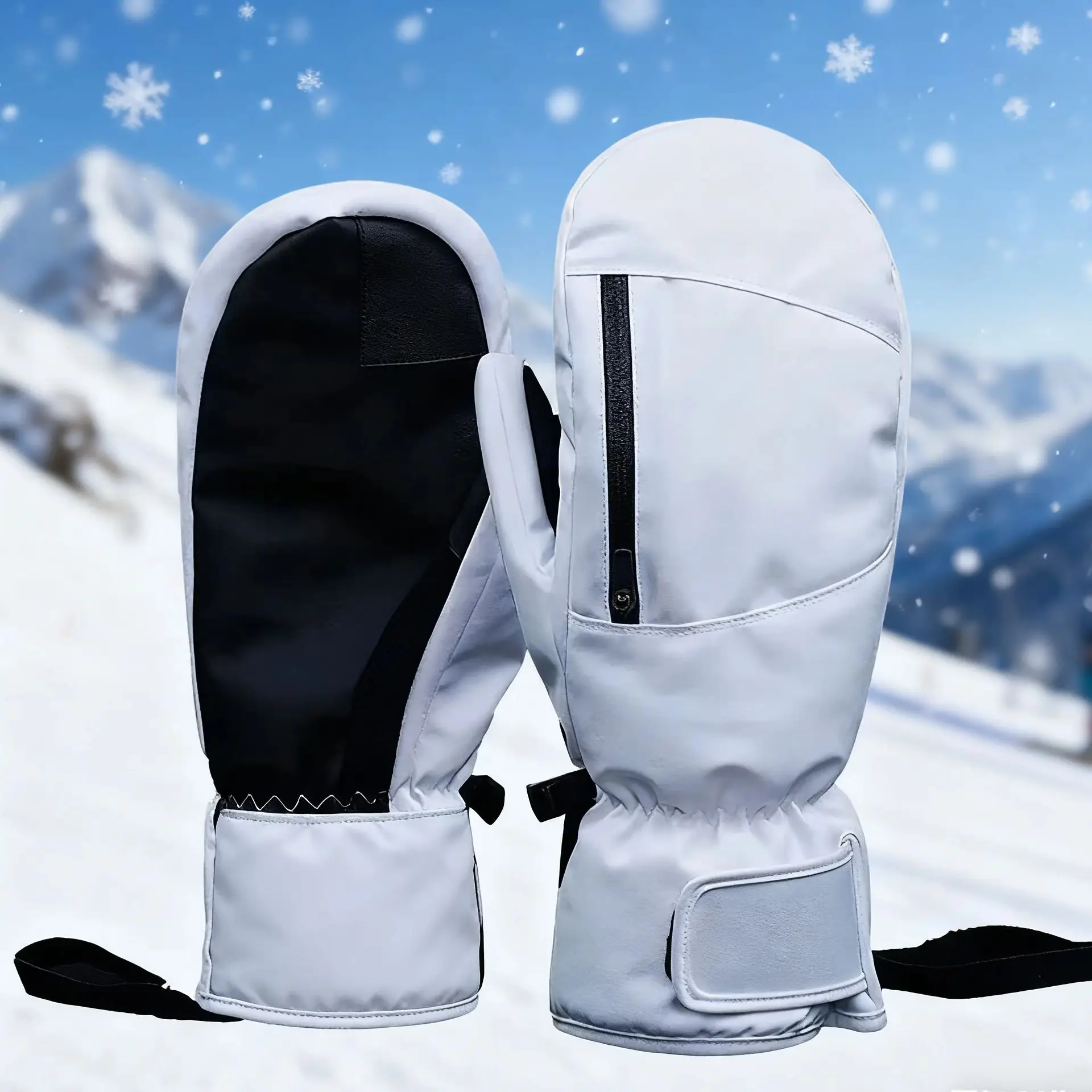Winter Ski Gloves Waterproof Touch Screen Thermal Thick Snow Gloves Men Women Snowmobile Warm Mittens Outdoor Ski Gloves Winter Ski Gloves Waterproof Touch Screen Thermal Thick Snow Gloves Men Women Snowmobile Warm Mittens Outdoor Ski Gloves