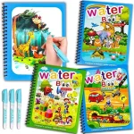 Drawing Coloring Books for Kids Magic Water Book with Pen 2 To 4 Years Old Children Learning  Education Toy Baby Montessori Toys