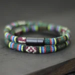 New In Men Bohemia Rope Bracelet Attract Magentic Braclet Adventure Survival Braslet Pulseras Hilo Hombre Beach Surf Brazalete