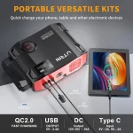 UTRAI 4 In 1 2000A Jump Starter Power Bank 16000mAh 150PSI Air Compressor Tire Pump Portable Charger Car Booster Starting Device 5