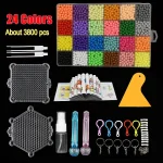 24 Colors 3800pcs Magical Water Mist Magic Beads Handmade Diy Magic Beads Educational Puzzle Children Toys