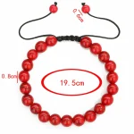 Multiple Style 8mm Natural Tiger Eyes Lava Rock Protection HANDMADE Bracelet Men's Gift 2