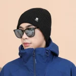 Winter Thick  Beanie Hat With Fleece Lined For Men Women Winter Solid Knitted Wool Skull Cap For Outdoor Activities & Daily Use 5