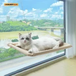 Ultra-Soft Cat Window Hammock Cloud Like Cozy Bed For Napping-Secure Mounting Space Saving Ideal For Enjoying Scenery 2