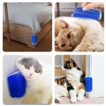 Massage Pet Cat Brush Corner Scrape Hair Removal Beauty Clean Corner Brush Removable Scratcher Comb for Kitten Cat 3