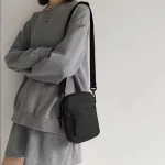 Men's and women's single-shoulder bags, crossbody bags, solid-colored single-shoulder small bags, lightweight mobile phone bags 6