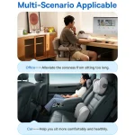 Baseus Car Neck Pillow Headrest Waist 3D Memory Foam Seat Support for Travel Neck Rest Breathable Car Back Lumbar Cushion Gadget 6