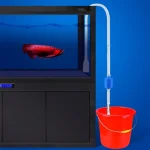 Aquarium Siphon Fish Tank Syphon Vacuum Cleaner Pump Semi-automatic Water Change Changer Gravel Water Filter Aquarium Tools 1.4m 5