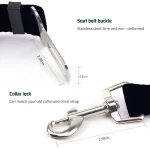 Adjustable Pet Cat Dog Car Seat  Belt Pet Seat Vehicle Dog Harness Lead Clip Safety Lever Traction Dog Collars Dog Accessoires 5