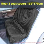 Car Seat Cover for Front Rear Seats Waterproof Antifouling Dust Covers for Steering Wheel Trunk Mat 5