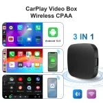 Carplay AI Box Android 13 Wireless Android Auto Smart TV Box For Youtube Netflix Toyota Mazda Hyundai Haval GMC Ford MG VW Kia 2
