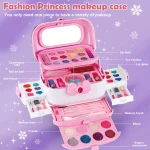 Kids Washable Makeup Girl Toys - Kids Makeup Kit for Girl, Real Make Up Set, Little Girls Makeup Kit for Toddler Kid Children Pr 3