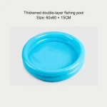 60cm Round Inflatable Baby Toddlers Swimming Pool Summer Kids Water Toys Inflatable Bath Tub Portable Outdoor Paddling Pool Toys 6