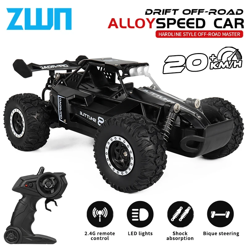 ZWN 1:16 2.4Gh Model RC Car With LED Lights 2WD Off-road Remote Control Climbing Vehicle Outdoor Cars Toys for Boys Girls Gifts ZWN 1:16 2.4Gh Model RC Car With LED Lights 2WD Off-road Remote Control Climbing Vehicle Outdoor Cars Toys for Boys Girls Gifts