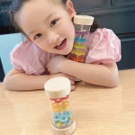 Wooden Rain Sound Tube Instrument Rain Maker Rain Stick Musical Instrument Hourglass Music Shaker Toy Hearing Enlightenment Toys 2
