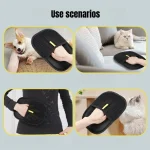 Pet Grooming Gloves Static Dedusting Brush Pet Hair Remover Brush Removing Dog Cat Hair From Sofa Carpet Clothes Tool Supplies 4