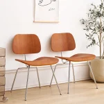 Joylive Solid Wood Dining Chair for Living Room Dining Room Furniture Armless Backrest Chair Modern Simple Leisure Chair 3