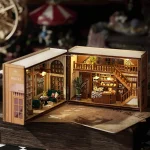 DIY Miniature Doll House 3D Puzzle Small House Assembly Building Model Kit Toys Home With Furniture Lighting Wooden Crafts Gifts 4
