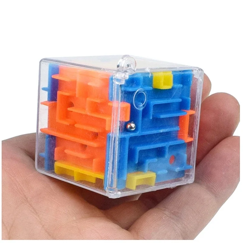 mini 3D Maze Magic Cube Six-sided Transparent Puzzle Speed Cube Rolling Ball Cubes Maze Toys For Children Stress Reliever Toys mini 3D Maze Magic Cube Six-sided Transparent Puzzle Speed Cube Rolling Ball Cubes Maze Toys For Children Stress Reliever Toys