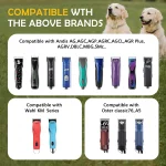 Dog Grooming Clipper Replacement Blades Compatible with Andis Pet Clipper/Oster-A5/Wahl KM-10 Series Dog Clipper 6