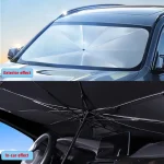 Car Sunshade Umbrella For Auto Shading Car Sun Shade Protector Parasol Summer Sun Interior Windshield Protection Curtain 2