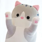 50/70/90/110/130cm Funny Joy Cute Soft Long Cat Plush Toys Pause Office Nap Pillow Bed Sleep Home Decor Doll for Kids Girl Gift 4