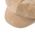 Newsboy Cap Beret Women Vintage Beret Painter Hat Winter Hats For Women Men Octagonal Caps Female Bone Solid Color Casual 3