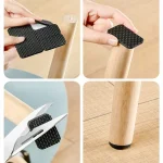 Self Adhesive Furniture Leg Feet Protector Pad Chair Leg Pad Anti-Skid Scratch DIY Resistant Furniture Feet Floor Protector Pads 6