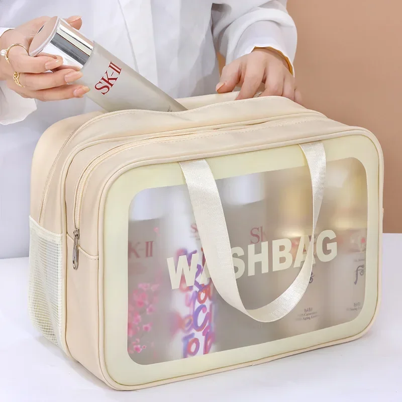 Wet-dry separation makeup bag portable toiletry bag travel essentials large capacity storage bag fitness swimming essentials Wet-dry separation makeup bag portable toiletry bag travel essentials large capacity storage bag fitness swimming essentials