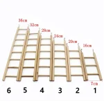 Wood Climbing Ladder Parrot Toys Birdcage Hanging Decor  Hamsters Toy Bird Supplies 6