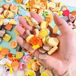 Mini Food Toys Mixed Style Resin Food Doll Kitchen Mini Food Statue DIY Accessories Halloween Christmas Gifts 2