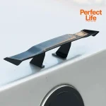 1Pcs Car Rear Spoiler Mini Wing Small Model Decoration Auto Parts GT Style Winglet Mini Carbon Fiber Look Tail Wing 5