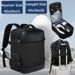 Ryanair 40x20x25 and Easyjet 45x36x20 Cabin Bag Travel Backpack Unisex Laptop Backpack Outdoor Travel Backpack Student.School